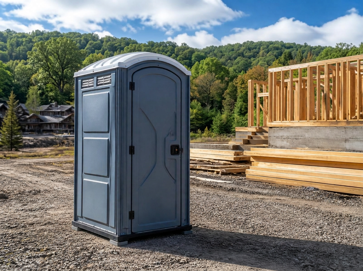 Clean porta potty unit delivered for an event in Bella Vista, Arkansas